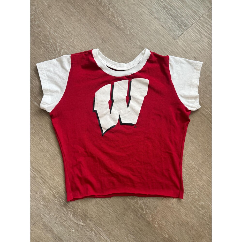 Reworked Wisconsin Badgers Baby Tee
